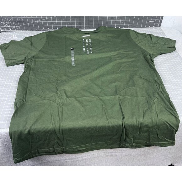 Under Armour Freedom Spine Mens Size 2X OD Green T-Shirt NEW - Picture 3 of 8